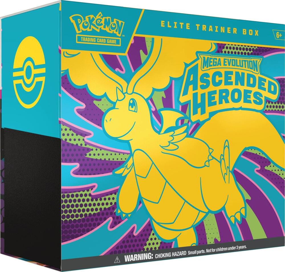 Ascended Heroes Elite Trainer Box featuring Mega Dragonite